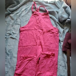 Free People Pink Onsie